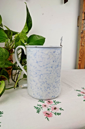 Ancien pot lavement en - pot,