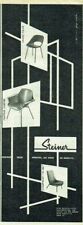 Advertising 0521 1955 Steiner Tulip Seats Vampire Heater