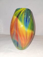 Murano vase multicolore  h:18