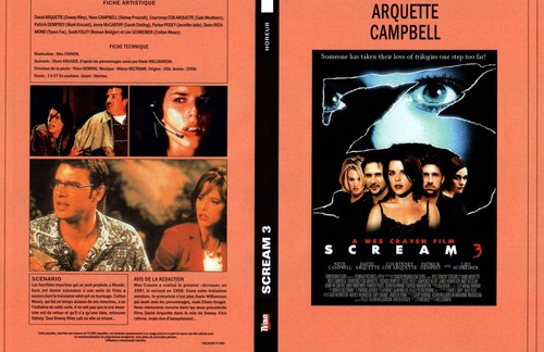 Jaquette dvd scream - (seule), :