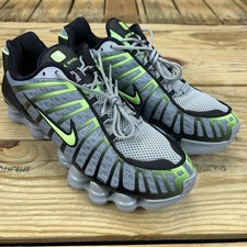 Nike Shox TL Wolf Grey Lime Blast AV3595-005 Men’s Size 9.5 Running Shoes NWOB