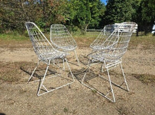 vintage,Pastoe,Cees Braakman,SMO5,set of 4,metal chairs