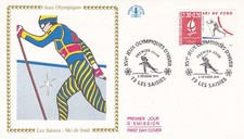 Enveloppe 1er jour Jeux Olympiques Ski Alpin 1991 CEF