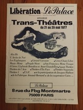 Rare Affiche Originale 1977 LE
