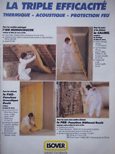 ISOVER SAINT-GOBAIN CALIBEL IBR MONOLAYER PRESS ADVERTISING - ADVERTISING