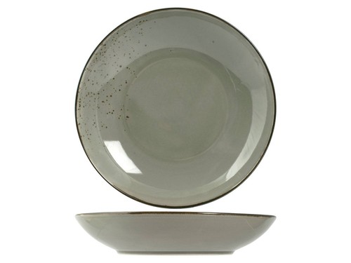 Assiette pâtes grès - en,