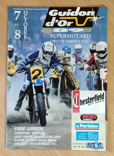Programme officiel guidon or - programme,