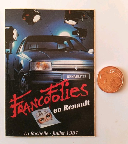 Francofolies 1987 renault - francofolies, 25