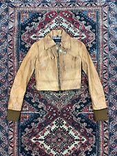 Dsquared2 A/W 2009 Runway Calfskin Leather Motorcycle Jacket IT38