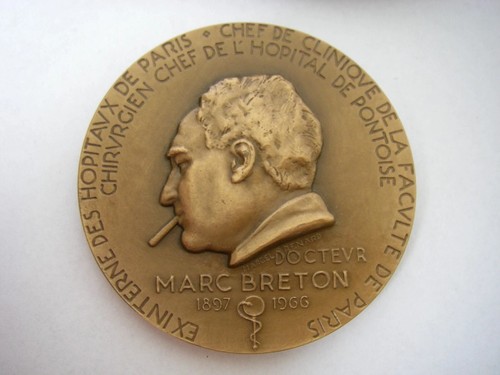 Médaille bronze marcel - bronze,