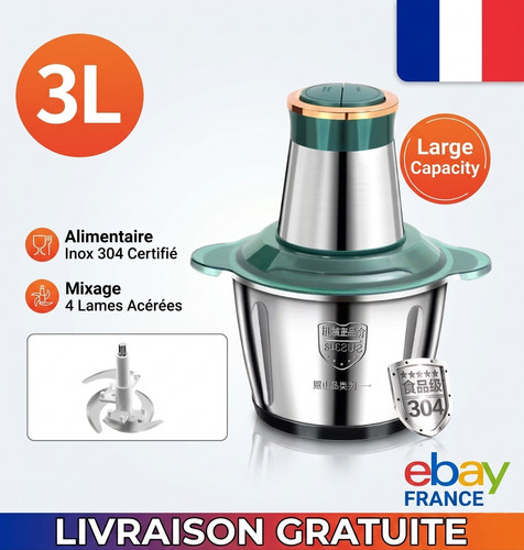 Hachoir électrique inox 304 - 304,