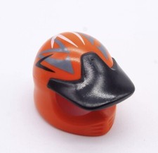33652 Playmobil Moto Cross Orange Helmet with Visor