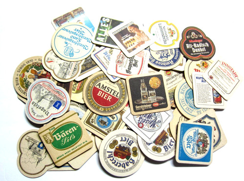 German beer coasters paper - german,