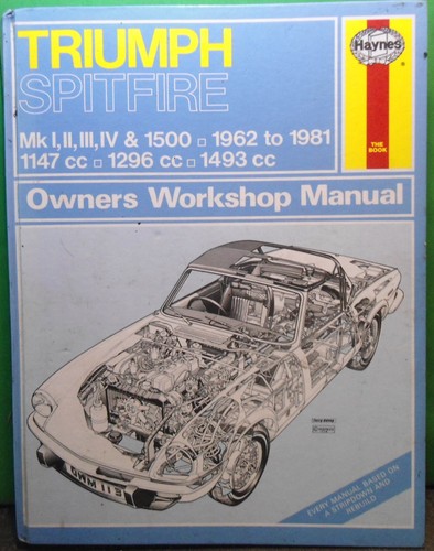 Haynes manual triumph spitfire - haynes,