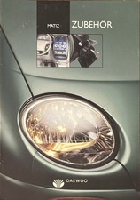 Daewoo Matiz accessories brochure brochure Depliant 07/2000