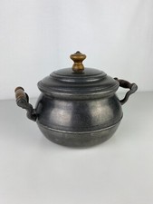 Beautiful Vintage Pewter Soup Bowl from the Brand L’étain à la Rose