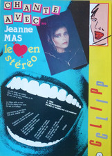 Jeanne Mas , Chantez avec Jeanne Mas , le coeur en stéréo , 1 page .