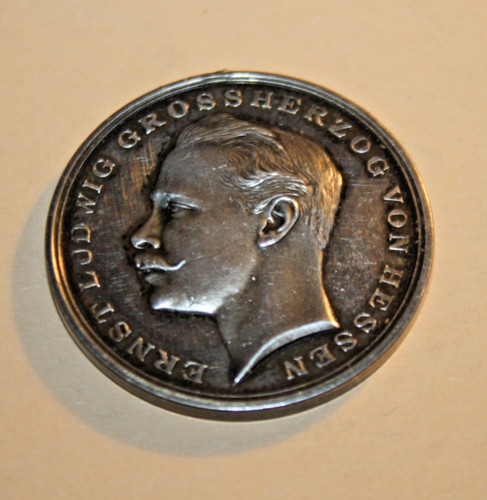 Saxony medal silver king - saxony, medal-silver