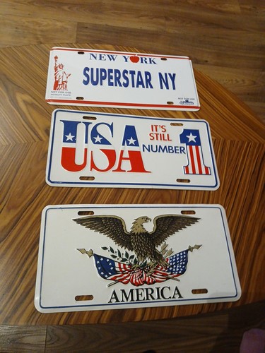 Lot plaques usa - lot, 3
