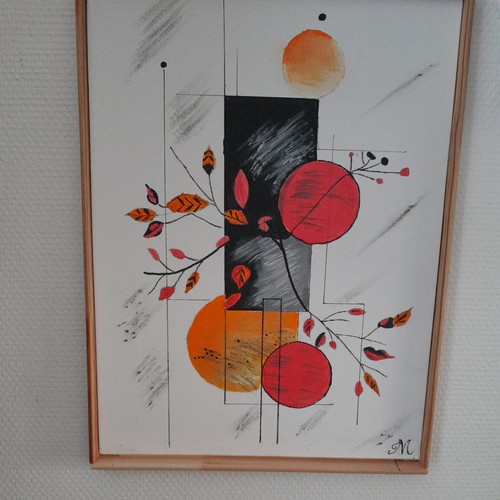 Toile acrylique moderne - acrylique,