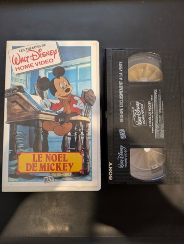 Vhs noel mickey walt - le, de