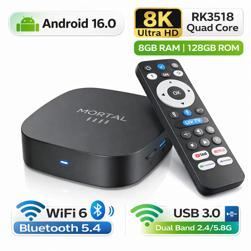 Box android 8k rk3518 - tv,
