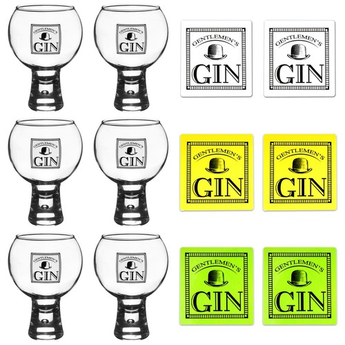 Set verres gin coasters - verres,