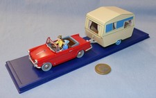 Moulinsart 1/43 : Triumph Herald Cabriolet & Caravan Eccles 305 de 1962