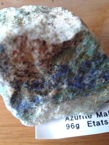 Azurite malachite brute 96gr - azurite-malachite,