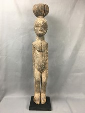 Grande et remarquable statue africaine ancêtre Lobi (Burkina Faso)