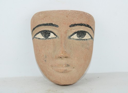 Rare masque tête bois