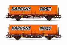2 wagons plat à ranchers Lgs