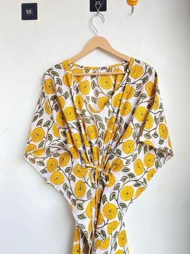 100 coton caftan indien - coton, fait