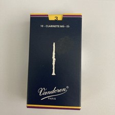 New Vandoren Clarinette REEDS  (7 REEDS) STRENGH 3 Open Box1