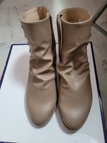 Bottine caramel femme - caramel,