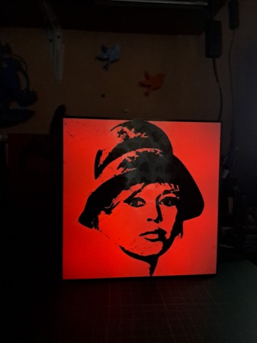 Brigitte bardot lampe lightbox - bardot,
