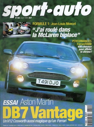 Sport auto 451 1999 - 1999, db7