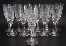 Lot 12 verres flûtes à