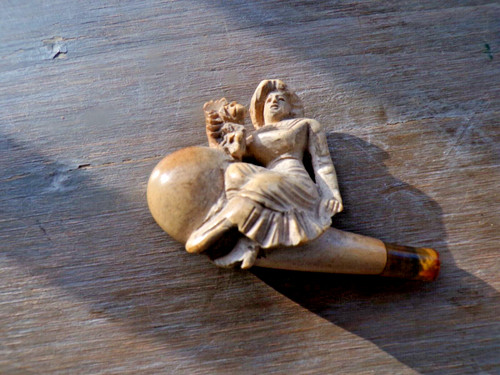Pipe sculptée écume - pipe, en