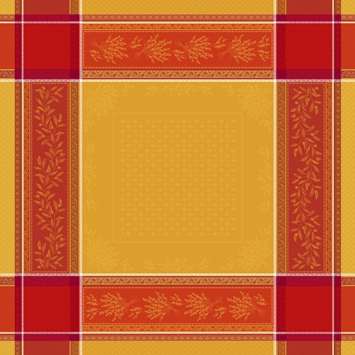 Nappe carrée coton tissée