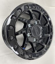1-2024-2025 CAN AM MAVERICK R WHEEL FRONT OR REAR 16x7 BLACK BEADLOCK 1 MILE.
