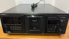 Sony CD Player CDP-CX450 400 Disc Changer Tested - No Remote