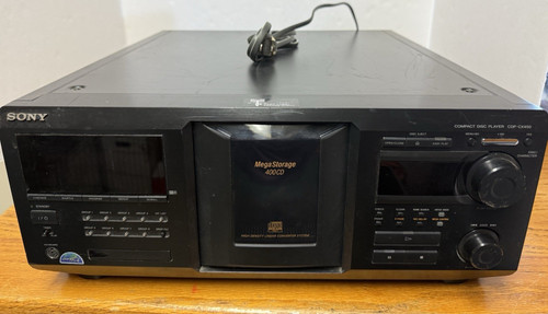 Sony player cdp cx450 400 - cd,