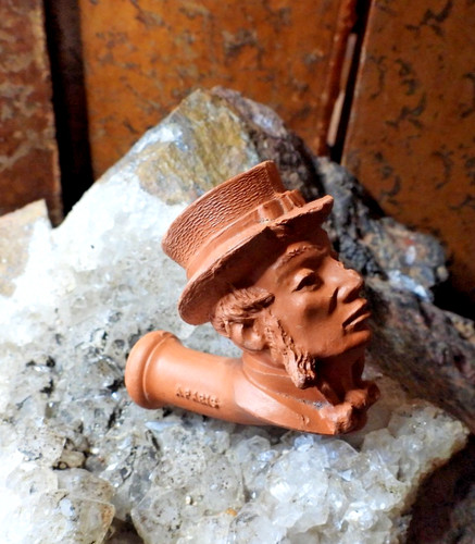 Pipe gambier terre cuite - pipe,