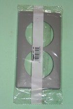 Plaque legrand céliane - neutre - 2 postes - pour rénovation - ciment  68748