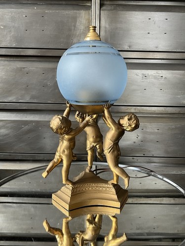 Déco vintage lampe ancienne - déco,