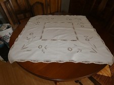 LINGE ANCIEN Nappe à thé