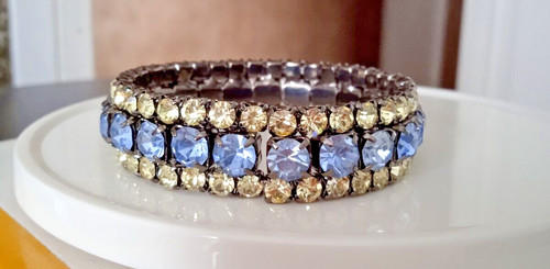 Bracelet métallique faux