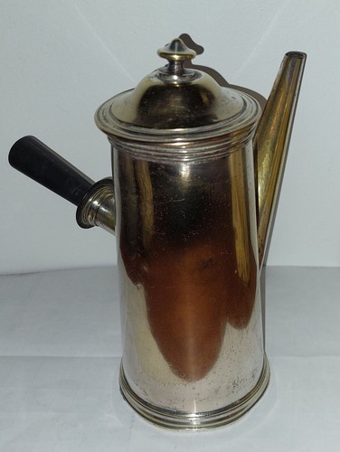Chocolatiere laiton argente - chocolatiere,