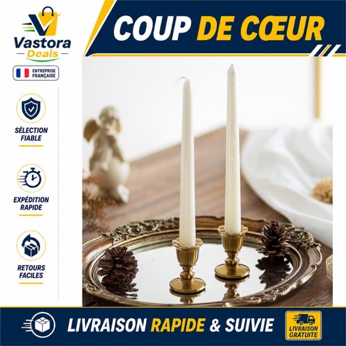 Set bougeoirs vintage en - set, 2